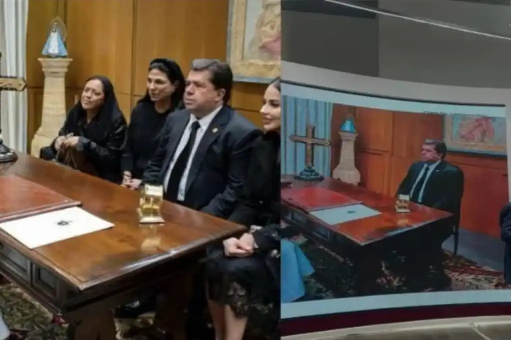 Controversia por foto editada de Pedro Haces con el Papa Francisco