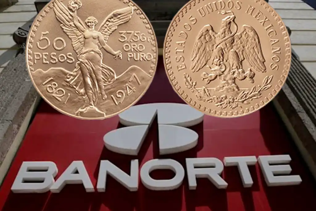 Centenario de oro supera los 100 mil pesos en Banorte