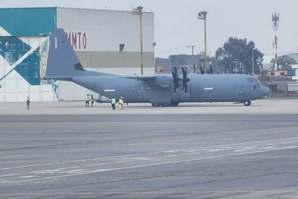 Gobierno mexicano aclara presencia de avión Hércules C-130 de EE. UU.
