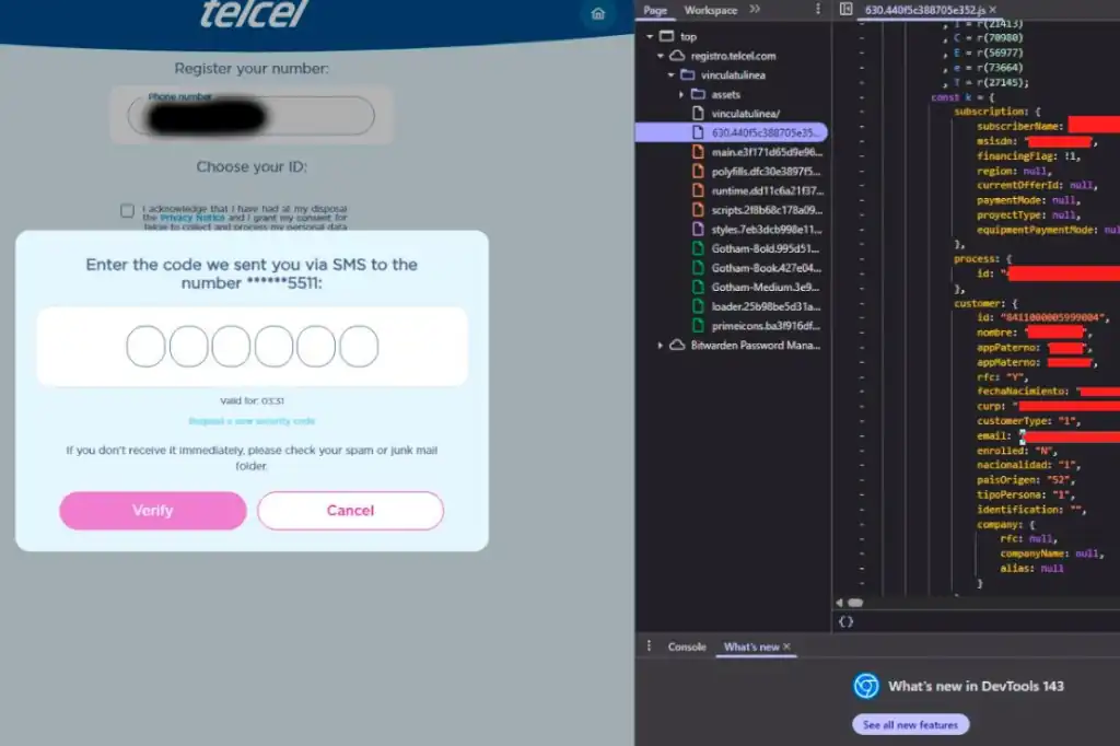 Telcel responde ante presunta filtración de datos por registro con CURP