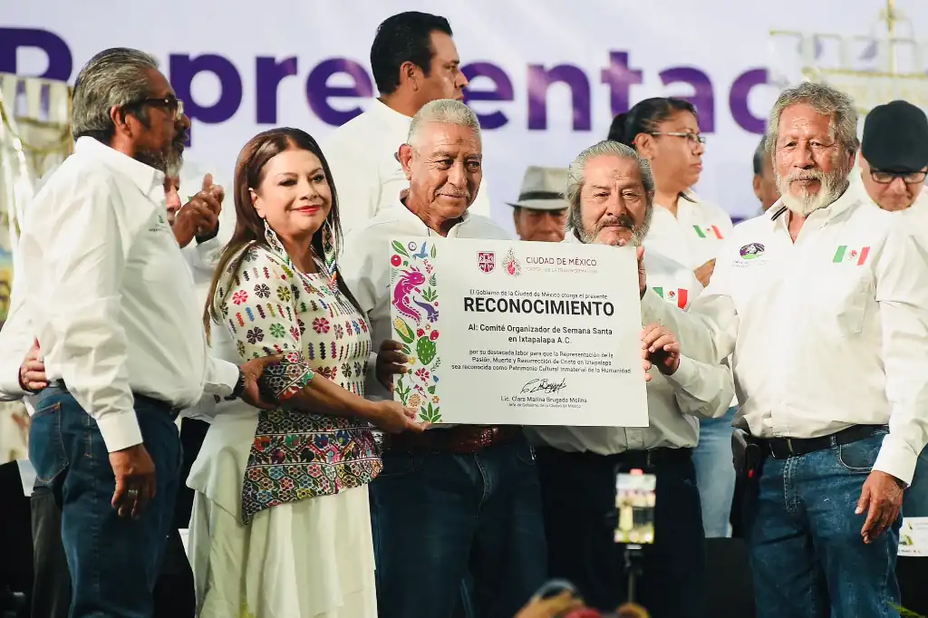 La Pasión de Cristo en Iztapalapa recibe certificado de la UNESCO como Patrimonio Cultural de la Humanidad